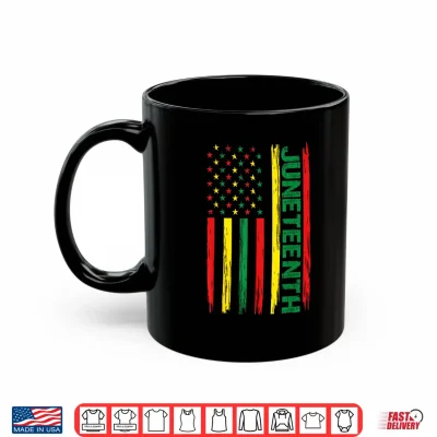 Mug Juneteenth 1865 African Americans Flag Celebration Shirt