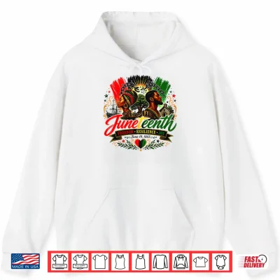 Hoodie Juneteenth Black American Feedom 1865 Juneteenth Men Women Shirt