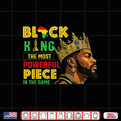 Design Juneteenth Black King Black History Month African Dad Men Shirt