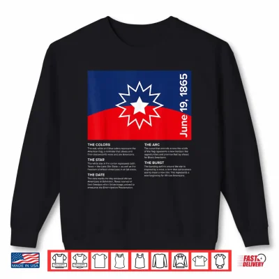 Sweatshirt Juneteenth Flag Meaning Shirt