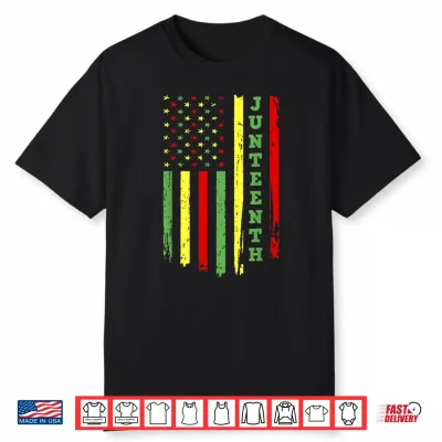 Juneteenth Freedom Day 1865 African American Flag Men Women Shirt