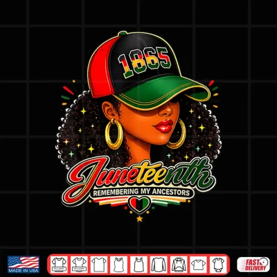 Design Juneteenth Remembering My Ancestors Women African American Shirt