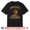Juneteenth Rooted In Freedom Since 1865 Black History Shirt