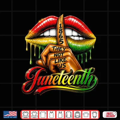 Design They Dont Like Us Juneteenth 1865 Pride Gift for Men Women Shirt