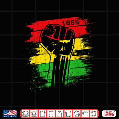 Design Vintage Juneteenth 1865 Black African American Men Women Shirt