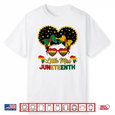 Afro Black Girl Juneteenth 1865 African Pride Celebration Shirt