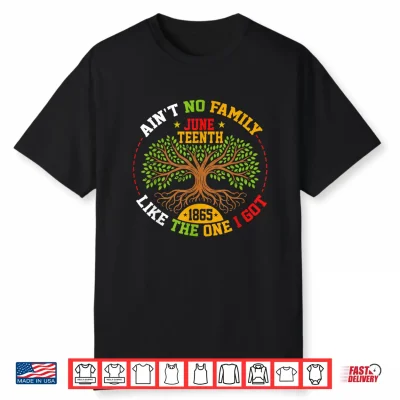Family Roots Juneteenth 1865 African American Afro Men Women Shirt