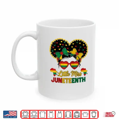 Mug Afro Black Girl Juneteenth 1865 African Pride Celebration Shirt