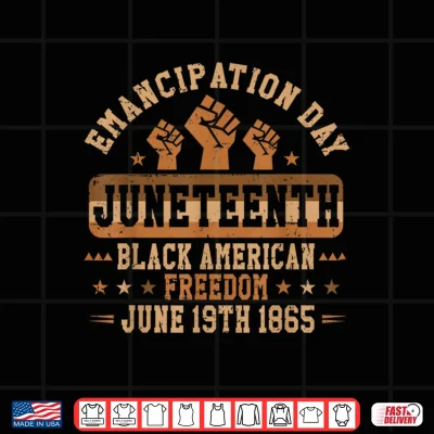 Design 1865 Juneteenth Celebrating Black Freedom African Men Women Shirt