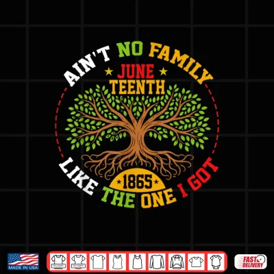Design Family Roots Juneteenth 1865 African American Afro Men Women Shirt