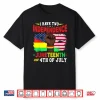 Juneteenth 1865 African American Flag 4Th Of July Black Men Shirt