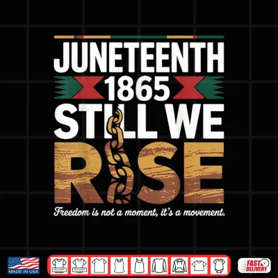 Design Juneteenth 1865 Freedom Day African Pride Shirt