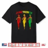 Juneteenth African American Ladies Afro Black Women Girl Shirt