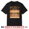 Juneteenth Educator Melanin Black Teacher African Men Women Shirt