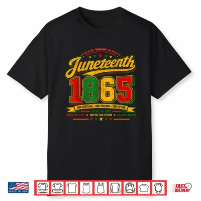 Juneteenth Freeish 1865 Celebrate Freedom Day Black History Shirt
