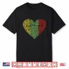 Mens Juneteenth Love Heart 1865 Black Freedom Performance Shirt