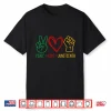 Peace Love Juneteenth 1865 Freedom Day June 19Th African Shirt