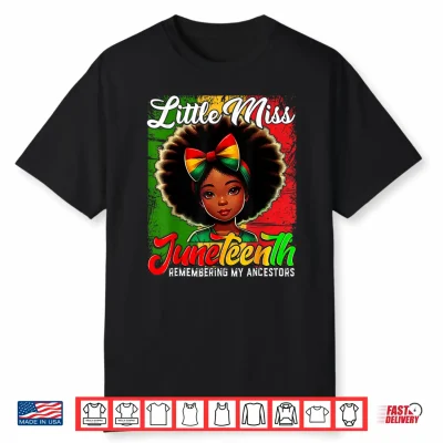 Women Black Girls Juneteenth Shirt