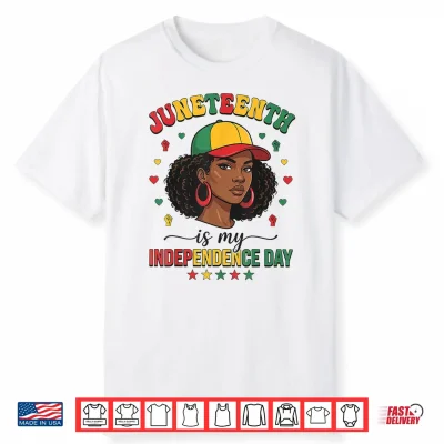 Juneteenth 1865 Freedom Day Black Women Girl African Afro Shirt
