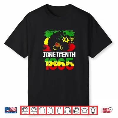 Juneteenth 1865 Is My Independence Day Black Women Freedom Shirt