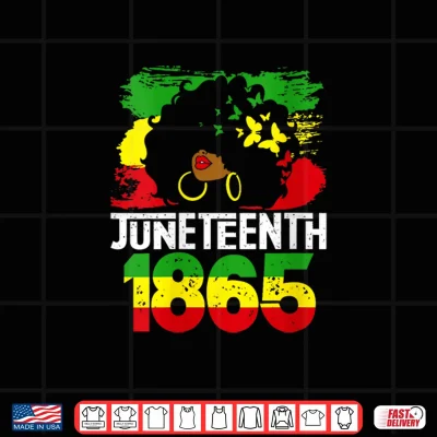 Design Juneteenth 1865 is My Independence Day Black Women Freedom Shirt