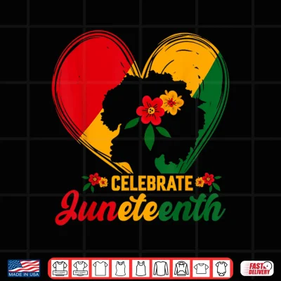 Design Juneteenth Black American Women 1865 Afro Melanin Queen Shirt