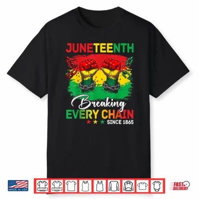 Juneteenth Breaking Every Chain Since 1865 Freedom Men Women Shirt