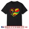 Juneteenth Heart African Afro Fist June 19Th 1865 Men Women Shirt