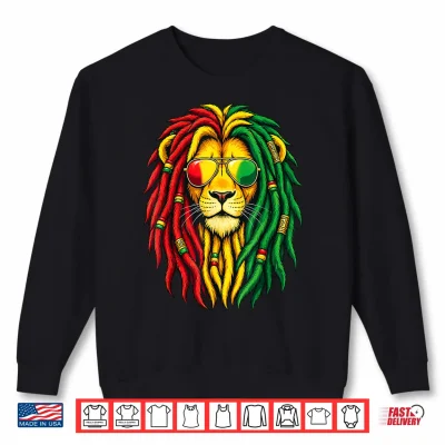 Sweatshirt Juneteenth Lion Black Pride African Freedom Day Since 1865 Shirt