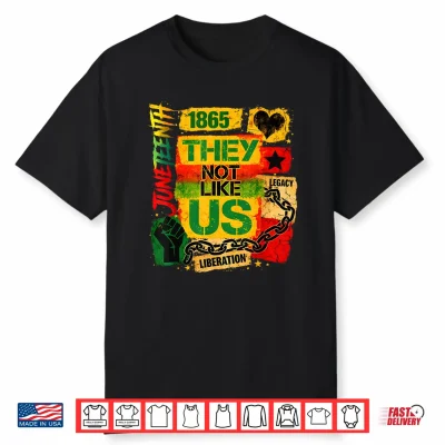 Juneteenth They Don’T Like Us Black African Freedom 1865 Shirt