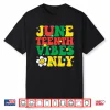 Juneteenth Vibes Only Retro Groovy Girls Kids Youth Women Performance Shirt