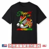 Steppin’ Into Juneteenth 1865 Black Women Girl Queen Shirt