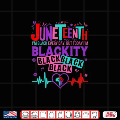 Design Womens Heartbeat Black History African America Juneteenth Blackity Shirt