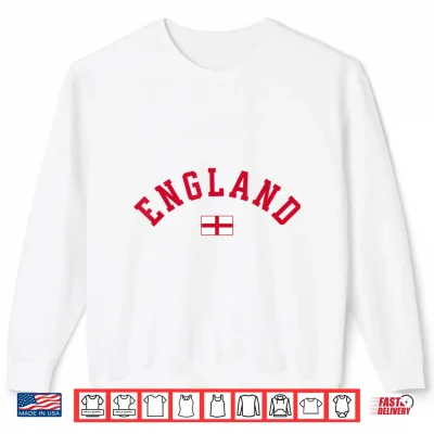 Sweatshirt England English Flag Shirt