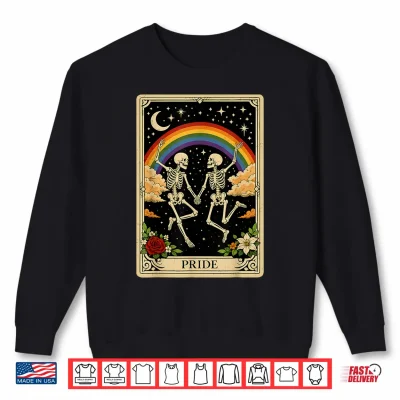 Sweatshirt LGBT Tarot Skeleton Gay Pride LGBTQ Equal Rights Transgender Shirt
