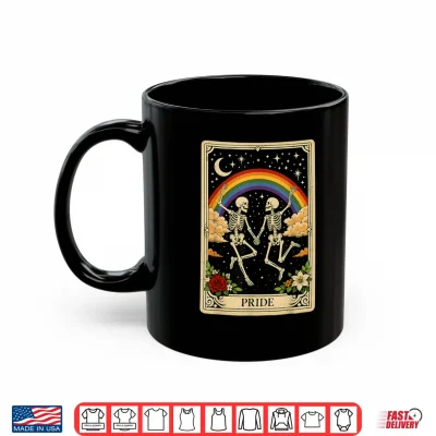 Mug LGBT Tarot Skeleton Gay Pride LGBTQ Equal Rights Transgender Shirt