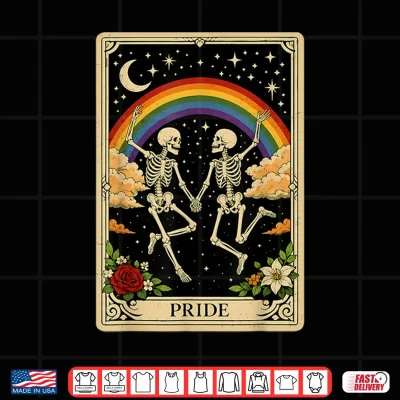 Design LGBT Tarot Skeleton Gay Pride LGBTQ Equal Rights Transgender Shirt