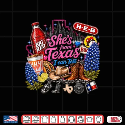 Design Shes from Texas I Can Tell State Pride Shirt