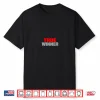 True Winner Red And Diamond Typography Graphic Design Premium Tri Blend Shirt