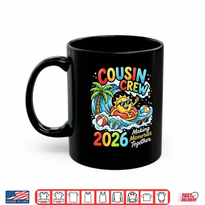 Mug Cousin Crew 2026 Vacation Summer Memories Matching Family Shirt