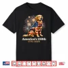 Golden Retriever Americas 250Th 1776 4Th Of July Shirt