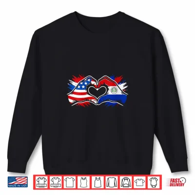 Sweatshirt Paraguay American Flag Shirt