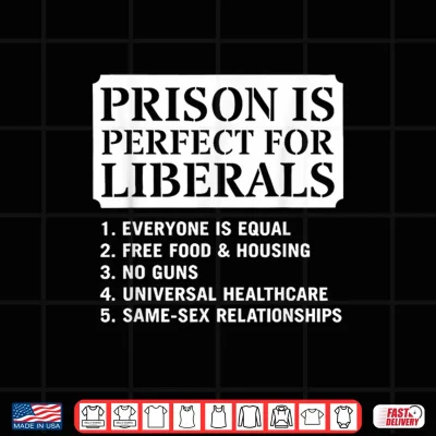 Design Prison is Perfect for Liberals Anti Liberals Everyone is Shirt