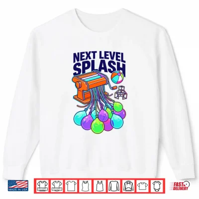 Sweatshirt Splash Fun Summer Enthusiast Water Balloon Humor Performance Shirt