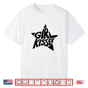 Retro Lesbian Pride Funny Girl Kisser Lgbtq Pride Month Shirt