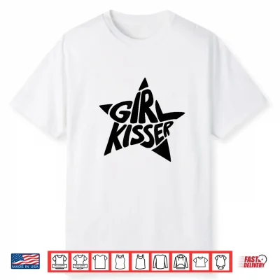 Retro Lesbian Pride Funny Girl Kisser Lgbtq Pride Month Shirt