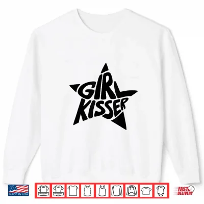 Sweatshirt Retro Lesbian Pride Funny Girl Kisser LGBTQ Pride Month Shirt