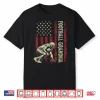 Football Grandma American Us Flag Patriotic Mothers Day Shirt