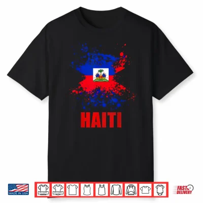 Haiti Haitian Flag Day Pride 1804 Haiti First Men Women Kid Shirt