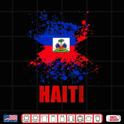 Design Haiti Haitian Flag Day Pride 1804 Haiti First Men Women Kid Shirt